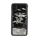 iKins Crane juodas dėklas, skirtas iPhone XS/X, K1697J