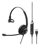 EPOS IMPACT SC 230 USB MS II Mono ausinės su USB-A jungtimi, linijiniu skambučių valdymu, sertifikuotos Microsoft (1000578)