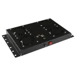 Rack priedas Lanview RAF120BL-UK 1U 4 ventiliatoriai Juoda