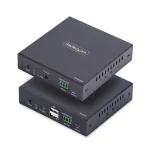 &bdquo;StarTech.com&ldquo; HDMI KVM prailgintuvas per IP tinklą, 4K 60Hz, be tvarkyklių, HDMI ir USB per Ethernet/CAT6, AVoIP, siųstuvas ir imtuvas komplekte, su montavimo rinkiniais