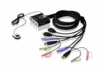 ATEN CS692 2-Port USB HDMI KVM jungiklis su garsu