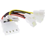 InLine Ventiliatorių adapterio laidas 2x 12V ir 2x 5V 4 ventiliatoriams 33005B