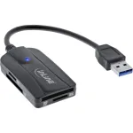 InLine kortelių skaitytuvas USB 3.1 USB-A, SD/SDHC/SDXC, microSD, UHS-II suderinamas