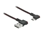 USB laidas DeLOCK EASY-USB 2.0 Type-A į Micro-B vyri&scaron;kas 2 m juodas