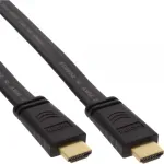 InLine HDMI plok&scaron;čias laidas High Speed su Ethernet auksuoti kontaktai juodas 7,5 m