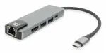 ACT USB-C 4K dokavimo stotelė 1 HDMI monitoriui, Ethernet, USB-A, PD perdavimas