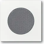 BUSCH-JAEGER 8200-0-0081 garsiakalbio įdėklas 8223 U, baltas, 63 mm