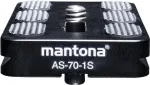 Walimex Mantona greito atjungimo plok&scaron;telė Arca Swiss, 70 mm juoda (1021463)