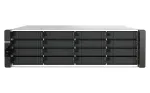 QNAP ES1686dc R2 NAS stelažas (3U) Intel&reg; Xeon&reg; D D-2142IT 48 GB DDR4 0 TB QNAP QES juoda, pilka