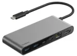 Belkin CONNECT USB-C 8-in-1 Hub su dviem USB-C prievadais INC024hqSGY