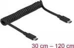 USB kabelis DeLOCK 85350 USB 3.2 Gen 2 1,2 m USB-C juodas