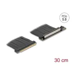 Riser kortelė DELOCK 81593 PCI Express 5.0 x16, 30 cm kabelio ilgis