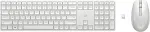 HP 650 belaidė klaviatūra ir pelė rinkinys, pilno dydžio membraninė, balta