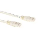 ACT Ivory 5 m U/UTP CAT6 jungiamasis kabelis su RJ45 jungtimis