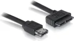 DeLOCK 84413 Power Over eSATA kabelis, Slimline SATA &ndash; USB/eSATA (11 kont.), 0,5 m
