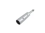 Adapteris lyties keitiklis 3-pin XLR į 6.3 mm Omnitronic 30226450