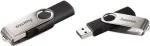 Hama Rotate USB atmintukas 64 GB USB Type-A 2.0 juodas, sidabrinis