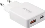 Voltcraft UC-1C1A45W01 USB įkroviklis USB-C USB-A greitasis įkrovimas PD 3.0 baltas (VC-17009805)