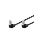 Tinklo kabelis Goobay 96078 Juodas 1 m Cat5e F/UTP