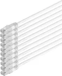Tinklo kabelis ShiverPeaks S/CONN 75711-H0.25W-SET10, 0,25 m, Cat6, S/FTP, baltas