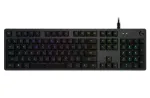 Logitech Gaming G512 - Tastatur - Hintergrundbeleuchtung - USB - QWERTY - Spanisch - Tastenschalter: GX Brown Tactile - Kohle
