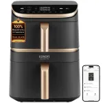 Cosori Turbo Tower Pro Smart 10,8 L 2630 W Kar&scaron;to oro gruzdintuvė Juoda, Auksinė
