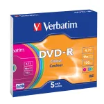 Verbatim DVD-R Colour 4.7 GB 5 vnt.