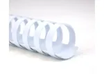 GBC CombBind įri&scaron;imo &scaron;ukos 16mm A4 21R, baltos, 145 lapų, PVC