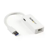 StarTech.com USB 3.0 į Gigabit Ethernet adapteris su USB prievadu &ndash; baltas