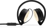 HP Stereo Headset H2800 (Juoda su &scaron;ilkiniu auksu), Laidinis, Skambučiai/Muzika, 125 g, Ausinės, Juoda, Auksinė