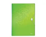 Leitz Project File WOW PP segtuvas, A4, polipropilenas, žalias, portretinis, 250 lapų, 80 g/m&sup2;
