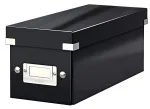 Leitz Click & Store WOW CD dėžutė, juoda, kartoninė, 143 x 352 x 136 mm