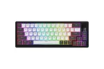HATOR Skyfall Pro Wireless 65 klaviatūra žaidimams USB + RF belaidis + Bluetooth QWERTY JAV anglų juoda, pilka