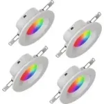 Nanoleaf Essentials protingas įleidžiamas &scaron;viestuvas, 4 vienetų rinkinys, Matter ir Wi-Fi