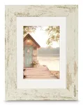 Hama Cottage nuotraukų rėmelis su įdėklu, 15 x 20 cm, baltos spalvos