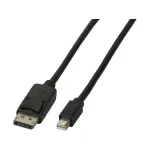 EFB-Elektronik Mini DisplayPort &ndash; DisplayPort laidas, St-St, 3m, juodas