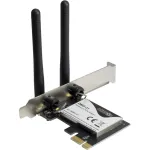 Inter-Tech DMG-31 &ndash; belaidis tinklo adapteris &ndash; PCI Express &ndash; Wi-Fi 4 (802.11n) &ndash; 300 Mbit/s