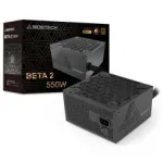 Montech BETA 2 80 PLUS Bronze maitinimo blokas, ATX 3.1 &ndash; 550 W, juodas