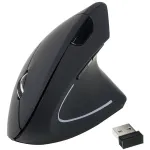 Equip 245110 Vertikali ergonominė belaidė pelė &ndash; de&scaron;inei rankai &ndash; 2,4 GHz &ndash; USB imtuvas &ndash; juoda