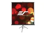 Elite Screens Tripod Series T120UWV1 120 colių 4:3 ne&scaron;iojamas projektorinis ekranas, juodas