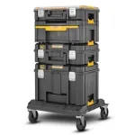 DeWALT DWST83346-1 TSTAK VI 2.0 dėžė įrankiams laikyti, aliuminis, juoda/geltona