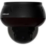 Foscam D8ET IP stebėjimo kamera, juoda, 8 MP (3840x2160), PoE, PT funkcija, AI pagrįsta detekcija, IK10 apsauga nuo vandalų
