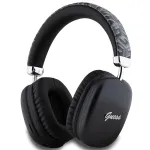 Guess Gcube Metallic Script Logo On-Ear Bluetooth Headphones Black