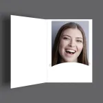 DAIBER Profi-Line Photo Passe-partout Folders White 100 Pack for Photos up to 4.5x6 cm