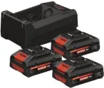 BOSCH 0615V0005X 3x EXBA 18V 4.0Ah + GAL 12V/18V-80 įkroviklio rinkinys