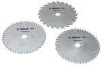 BOSCH POWERTOOLS PRO Medžio pjūklo diskas 160 mm (3 vnt. rinkinys)