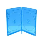 Mediarange BOX38-4-30 juvelyrinė dėžutė &ndash; 4 diskams &ndash; mėlyna &ndash; permatoma &ndash; plastikinė &ndash; 120 mm &ndash; atspari dulkėms &ndash; atspari įbrėžimams