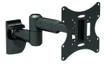 Sunne LCD-A503K televizoriaus laikiklis ant sienos, pakreipiamas/sukamas, 23-42 colių (43,2-94 cm), iki 30 kg, VESA maks. 200x200, plienas, juodas