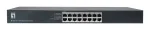 LevelOne GEU-1632 16 prievadų Gigabit nevaldomas jungiklis, 19 colių montuojamas į stelažą, metalinis korpusas