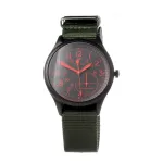 Timex Expedition North Field Post vyri&scaron;kas analoginis kvarcinis laikrodis 41 mm, žalias ciferblatas, ruda odinė apyrankė TW2V11000LG